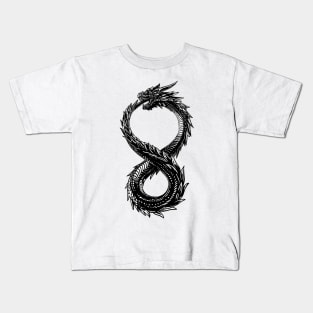 dragon ouroboros Kids T-Shirt